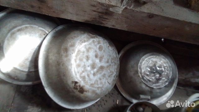 Алюминиевый бидон, таз, ванночка