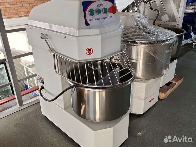 Тестомес спиральный 2х скоростной roso RH-20A