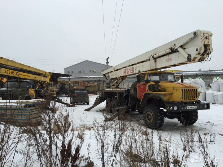 Аренда и услуги телескопической автовышки-вездехода, 400 кг, 36 м