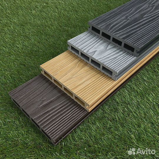 Террасная доска из дпк с 3D фактурой