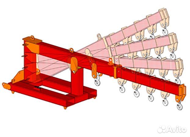 Кран балка на автопогрузчик вилочный
