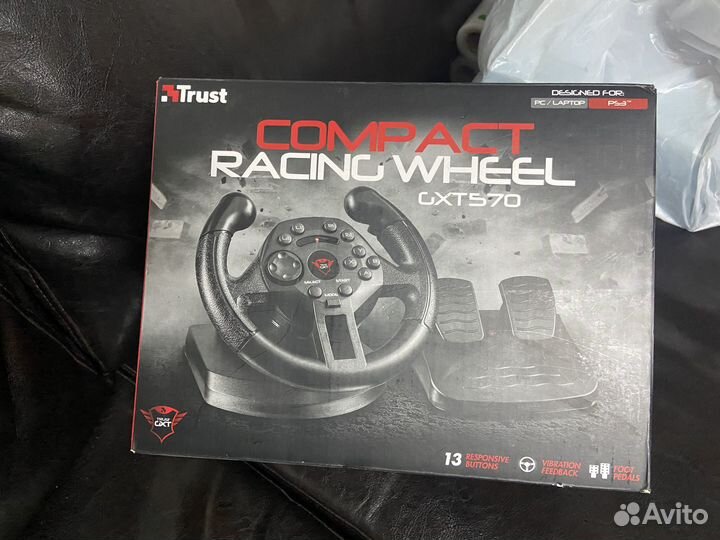 Руль с педалями для пк