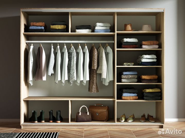 Шкаф купе большой 2,4 метра