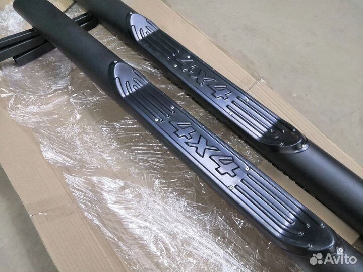 Пороги Нива 2121 Урбан Легенд Чёрные со скосом 4х4