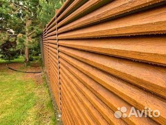 Забор из профнастила