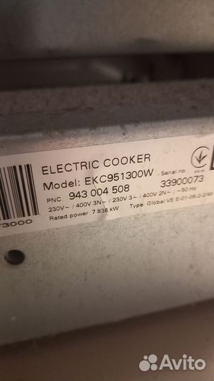 Плита электрическая Electrolux