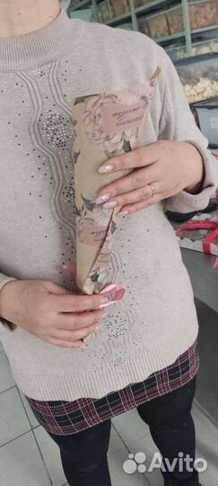 Роза из натуральной пастилы на подарок