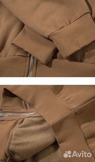 Зип худи Carhartt коричневое