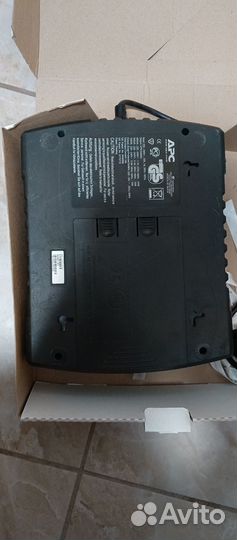 Ибп APC back ups ES 400, аккумулятор 7.2Ач
