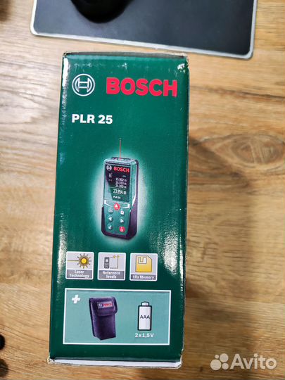 Лазерный дальномер bosch PLR25