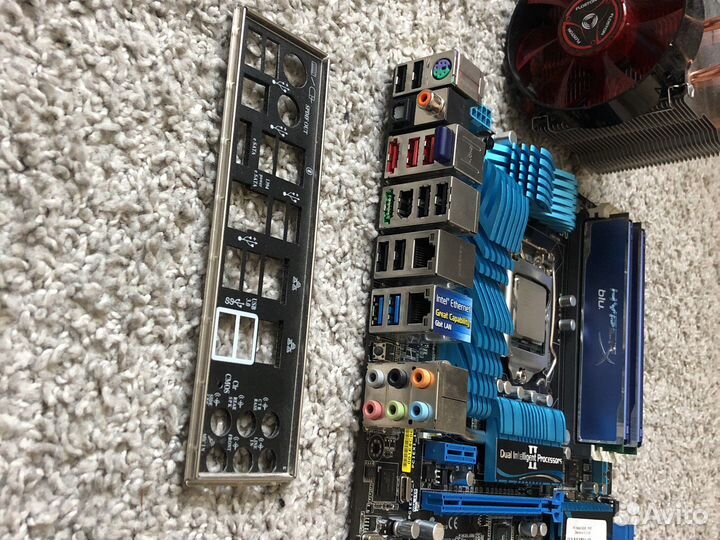 Мат. Плата asus p8p67 + i7 2600k + 8gb ddr3