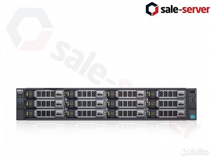Сервер dell R730 2xE5-2650 v3 4x16GB 2133P 2x495W
