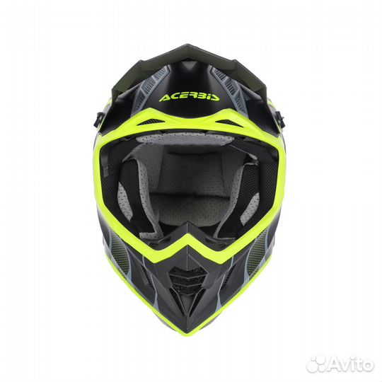 Шлем Acerbis X-track 22-06 Black/Fluo-Yellow