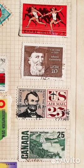 Марки Советские и зарубежные