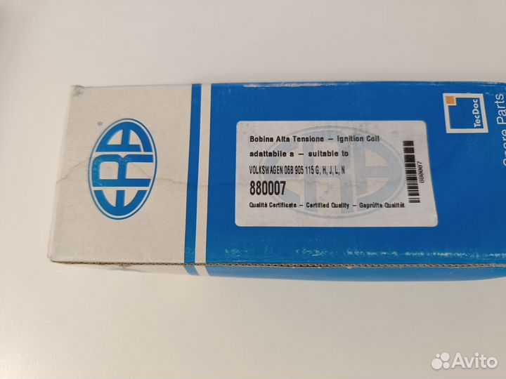 Катушка зажигания VAG 1.8T / 2.7T