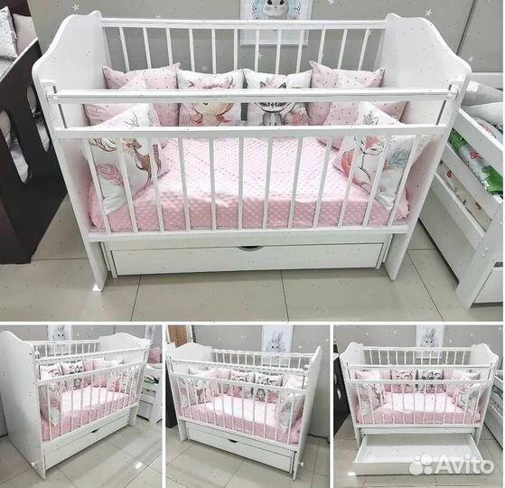 Детская кровать Детская кроватка для новорожденных