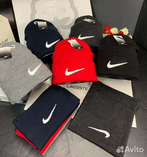 Набор шапка + снуд (шарф) осень/зима