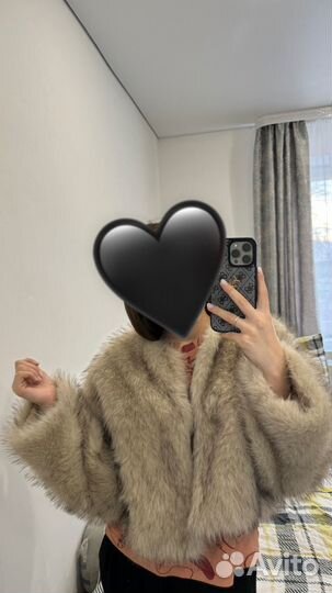 Искусственная шуба короткая