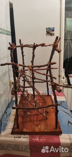 Игровой стенд для попугая