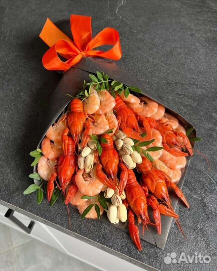 Букет из раков подарок мужчине
