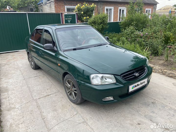 Hyundai Accent 1.5 МТ, 2002, 250 000 км