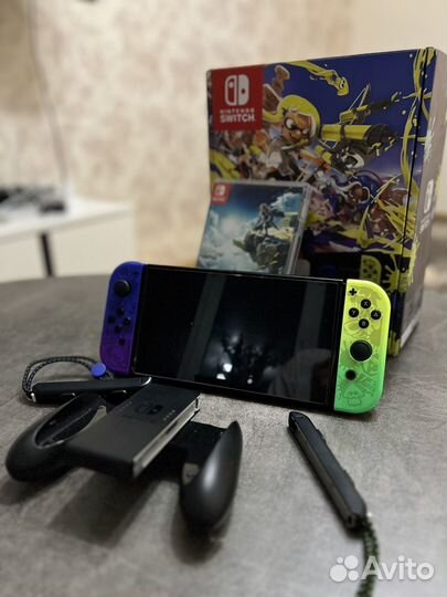 Nintendo switch oled splatoon 3 edition