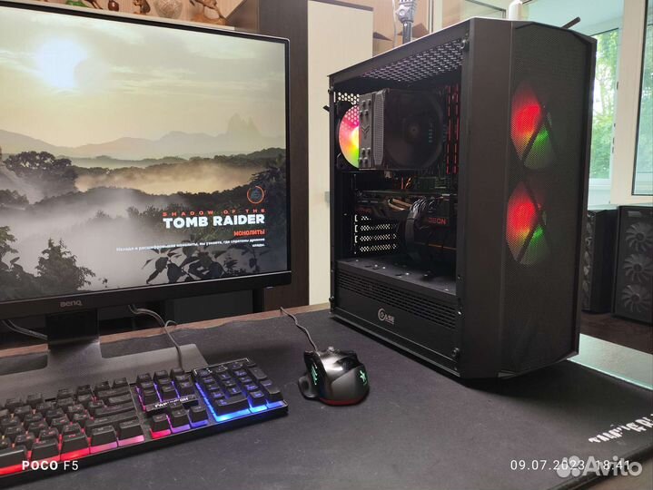 Игровой топ комп RX6700XT+ Ryzen5 3600+32Gb RAM