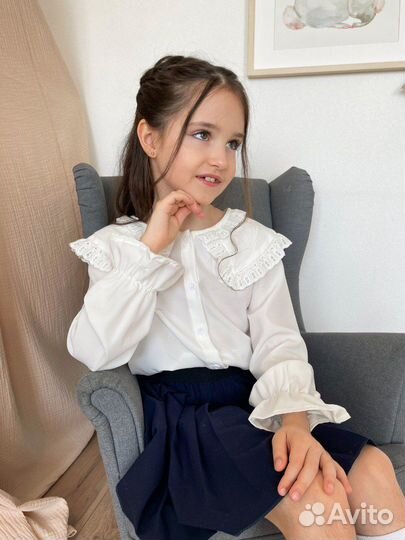 Блузка школьная для девочки