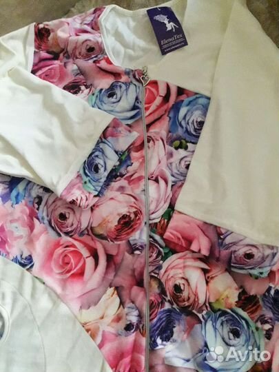 Красивый велюровый халат Россия 54-56 р