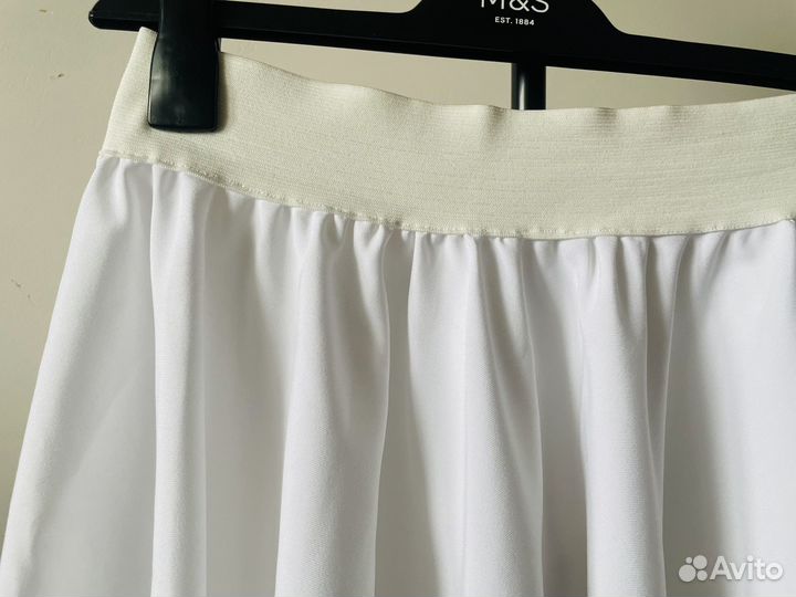 Юбка солнце белая