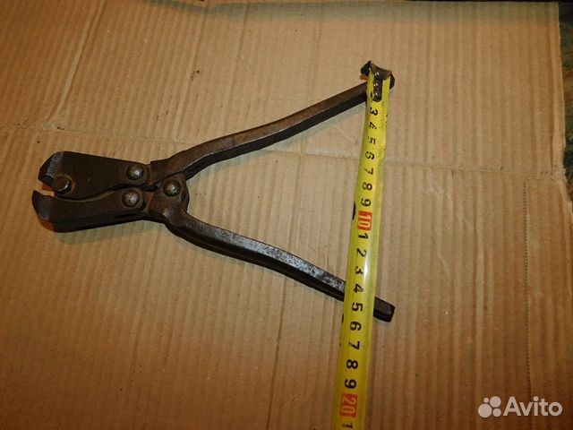 Антикварные, добротные силовые-рычажные кусачки
