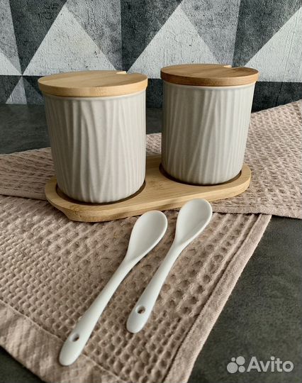 Набор баночек для сыпучих