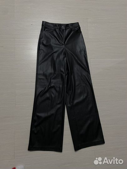Брюки кожаные