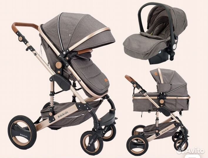 Детская коляска 3в1