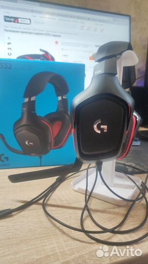 Игровые наушники logitech g332