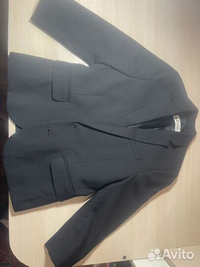 Пиджак hm +рубашка с длинным рукавом