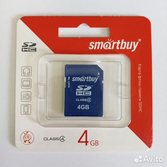 Карта памяти sdhc 4gb