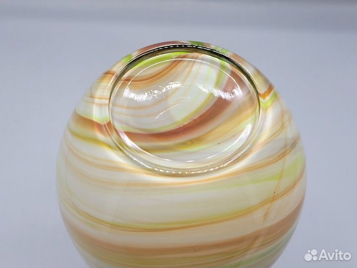 Ваза для цветов разноцветное стекло 22*8 см