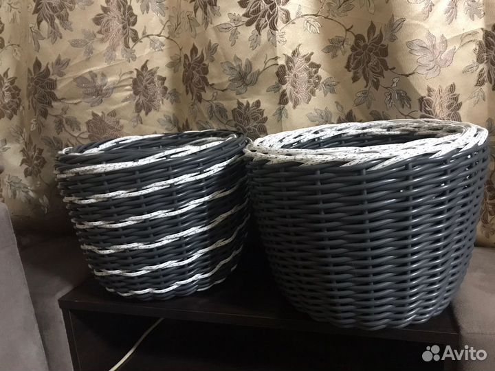 Корзина плетеная большая