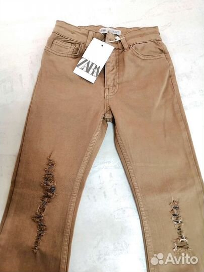 Джинсы стрейч для девочек zara