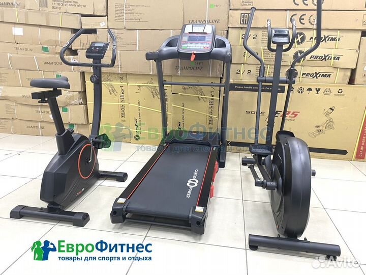 Беговые дорожки, эллипсы, велотренажеры