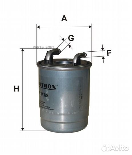 Filtron PP8419 Фильтр топливный MB sprinter 09- di