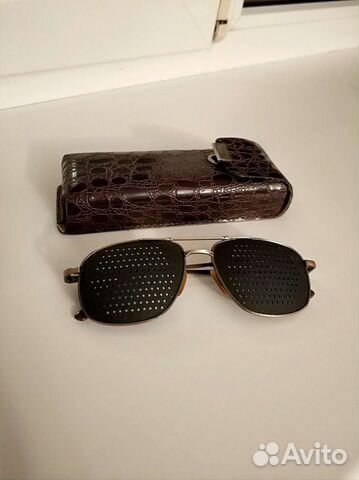 Очки тренажеры с перфорацией