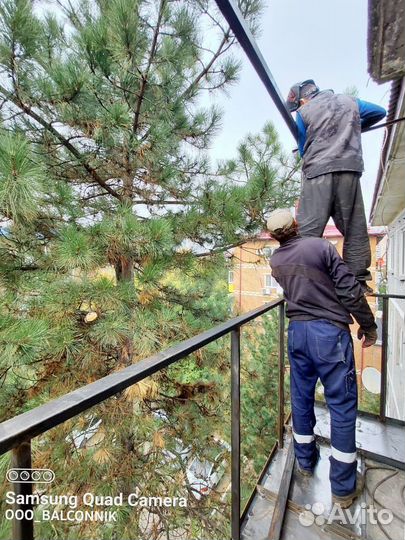 Остекление/ремонт балконов и лоджий под ключ