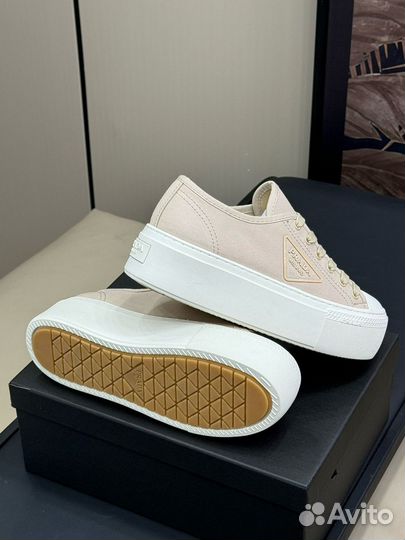 Prada кеды женские на платформе