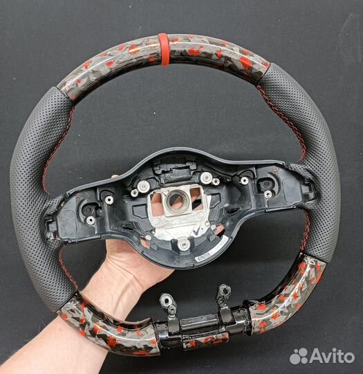 Ремонт и перетяжка руля подушки м ручки кпп