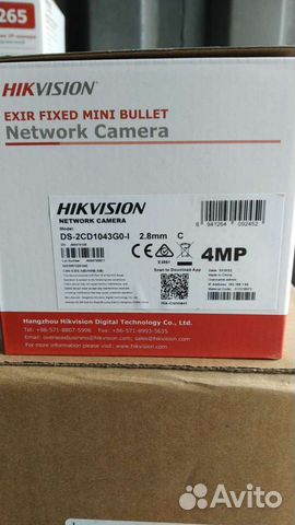 Камера Hikvision DS-2CD1043G0-I 4mp объявление продам