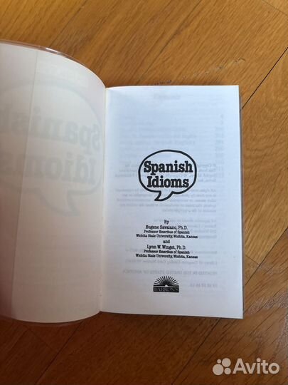 Spanish idioms. издательство Barron’s