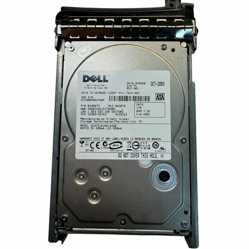 [YR660] Жесткий Диск Dell 1tb Sata2 3,5" Hdd Yr660