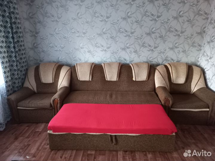 Диван и 2 кресла бу